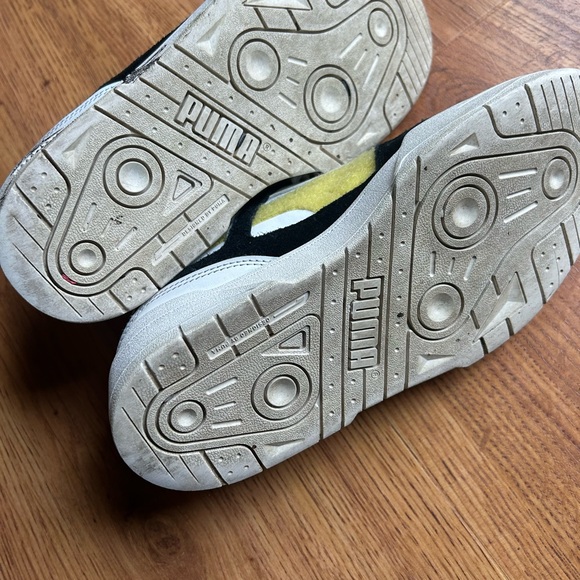 Puma Kids Sneakers in Black and Yellow - Picture 6 of 7